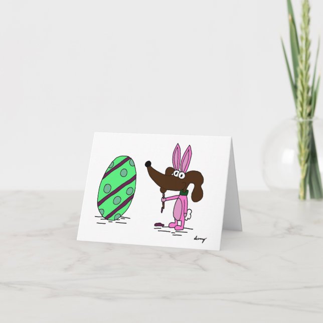 Anpassbare Osterkarte mischen Karte (Vorderseite)