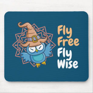 Anpassbare Owl Witz Mouse Pad Mousepad