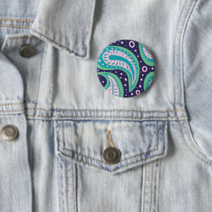 Anpassbare Paisley-Taste Button