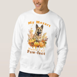 Anpassbare Paw-fect-Herbstdog Mozart Sweatshirt