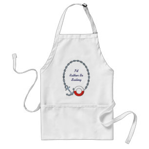 Anpassbare, Personalisierte Nautical Design-Schür Schürze