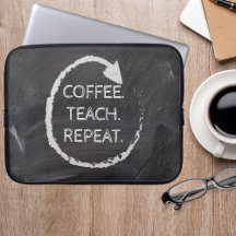 Anpassbare Phrase-Chalkboard-Kaffee-Teach-Wiederho
