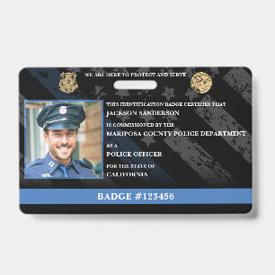Anpassbare Polizei-Beamten-ID für die Strafverfolg Ausweis