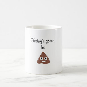 Anpassbare Poo Emoticon Kaffeetasse