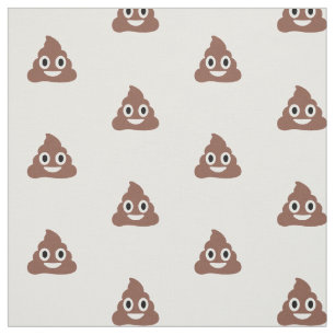Anpassbare Poo Emoticon Stoff