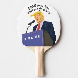 Anpassbare Präsident Trump schlägt Sie Tischtennis Schläger