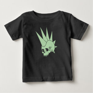 Anpassbare Punk Jawless Skull Version 2 Baby T-shirt