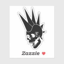 Anpassbare Punk-Skull-Version 2
