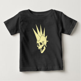 Anpassbare Punk-Skull-Version 2 Baby T-shirt