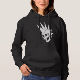 Anpassbare Punk-Skull-Version 2 Hoodie