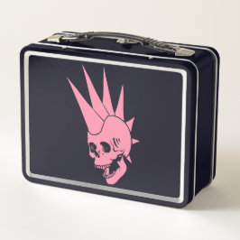 Anpassbare Punk-Skull-Version 2 Metall Brotdose