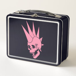 Anpassbare Punk-Skull-Version 2 Metall Brotdose