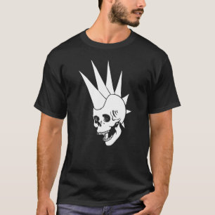 Anpassbare Punk-Skull-Version 2 T-Shirt