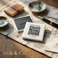 Anpassbare QR-Code-Square-Taste für jeden Zweck