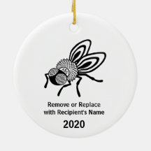 Anpassbare RBG Fliegen mit Collar Ornament auf sch