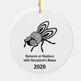 Anpassbare RBG Fliegen mit Collar Ornament auf sch