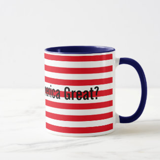 Anpassbare Red White Blue macht Amerika großartig Tasse