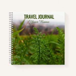 Anpassbare Reiselust Natur Reise Botanik Notizbuch