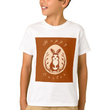 Anpassbare Retro Ostersonne. Osterhase.