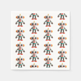 Anpassbare Roboter-Kinder Serviette