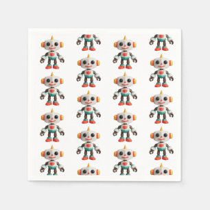 Anpassbare Roboter-Kinder Serviette