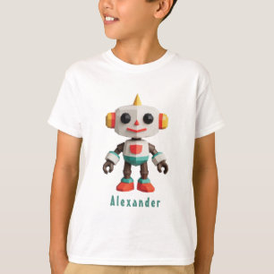 Anpassbare Roboter-Kinder T-Shirt