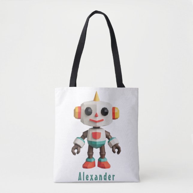 Anpassbare Roboter-Kinder Tasche (Vorderseite)