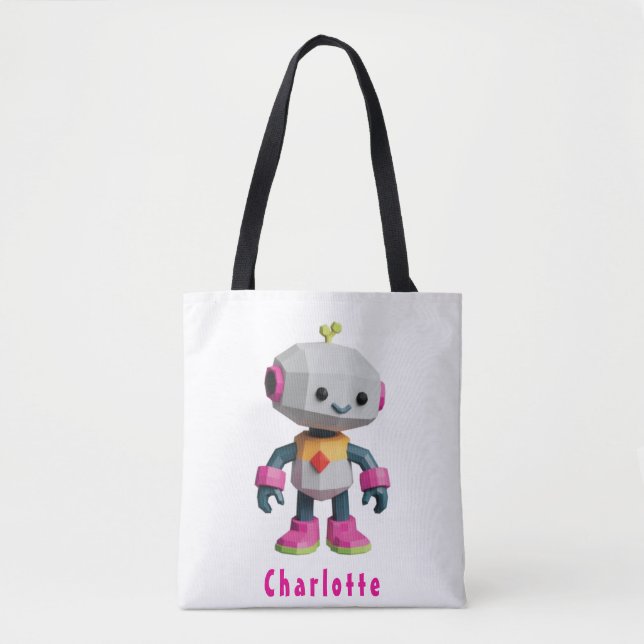Anpassbare Roboter-Kinder Tasche (Vorderseite)