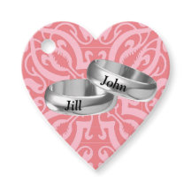 Anpassbare rosa Damast