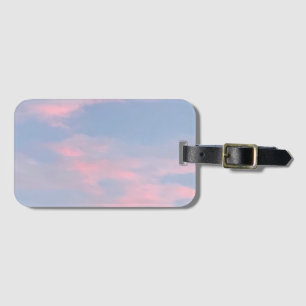Anpassbare rosa Wolken Gepäckanhänger
