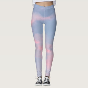 Anpassbare rosa Wolken Leggings