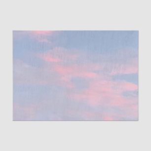 Anpassbare rosa Wolken Seidenpapier