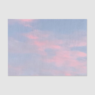 Anpassbare rosa Wolken Seidenpapier