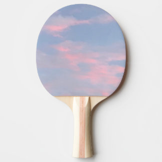 Anpassbare rosa Wolken Tischtennis Schläger