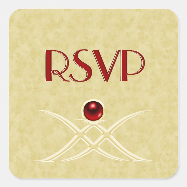Anpassbare Rot- und Gold-UAWG Stickers (Vorderseite)