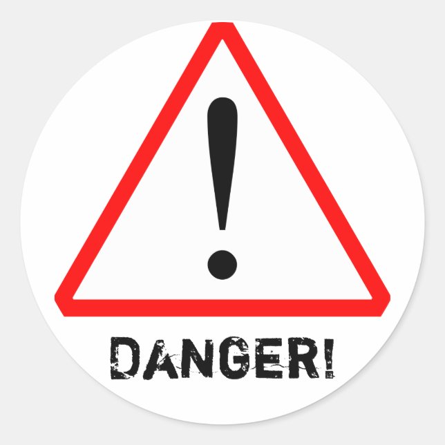 Anpassbare Rot- und Schwarz-Symbol-Aufkleber Runder Aufkleber (Vorderseite)