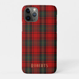 Anpassbare rote schottische Tartan-Handyhülle Case-Mate iPhone Hülle