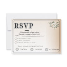 Anpassbare RSVP-Karte | Verfolgung der Gästeanwese