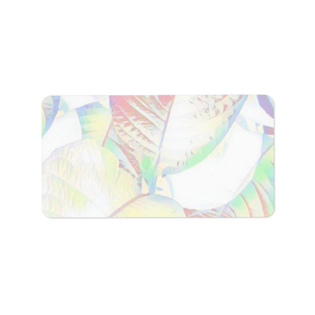 Anpassbare Rücksendeadressen-Aufkleber Adressaufkleber (Vorne)