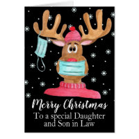 Anpassbare Rudolph Face Masked Reindeer