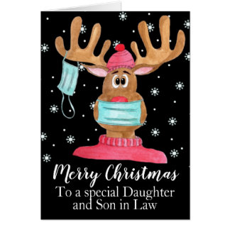 Anpassbare Rudolph Face Masked Reindeer