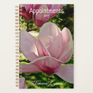Anpassbare Saucer Magnolia Blossom Ernennungen Planer