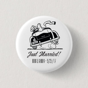 Anpassbare Schaltfläche für die Hochzeit von Ret Button