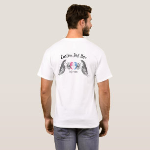 Anpassbare Schwangerschaft und Säugling T-Shirt