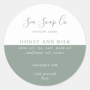 Anpassbare Seifenkleber Runder Aufkleber