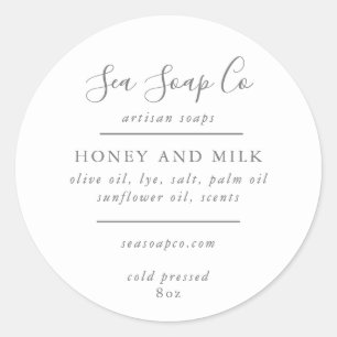 Anpassbare Seifenkleber Runder Aufkleber