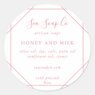 Anpassbare Seifenkleber Runder Aufkleber