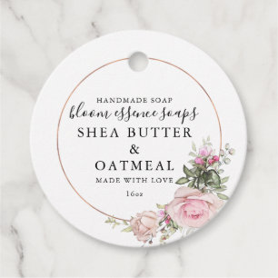 Anpassbare Seifenmarken Geschenkanhänger