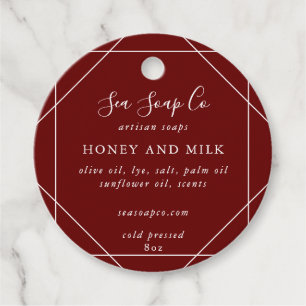 Anpassbare Soap-Tag Geschenkanhänger