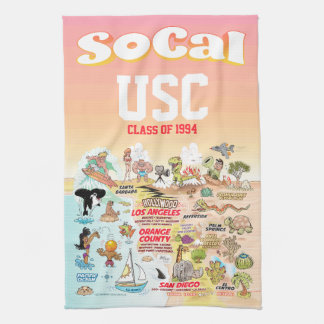 Anpassbare SoCal Geschirrtuch